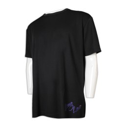 T981 custom-made black short-sleeved T-shirt loose family service center charity Tung Wah Group of Hospitals T-shirt supplier T981 custom-made black short-sleeved T-shirt loose family service center charity Tung Wah Group of Hospitals T-shirt supplier